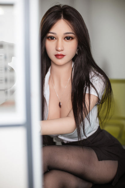 Linnea 158cm natural-bust AIBEI TPE doll with head 207 — view 1